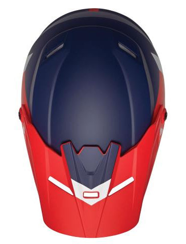 THOR HELMET YTH SECTOR RED/NAVY