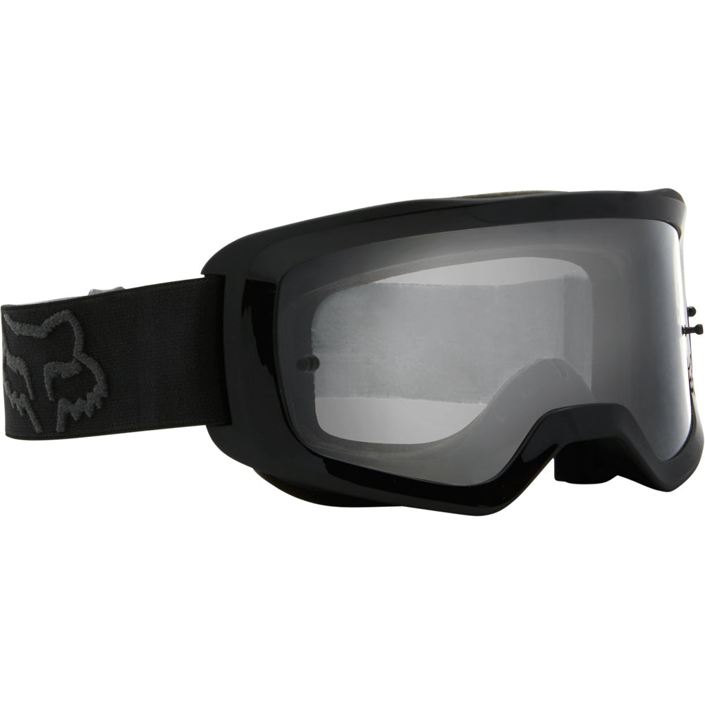 FOX MAIN 2 STRAY BLACK CLEAR KIDS GOGGLES