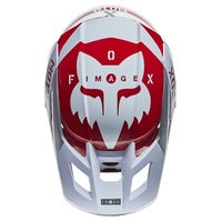 FOX V2 NOBYL FLAME RED HELMET