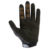 FOX 180 SKEW BLACK/GOLD YOUTH GLOVES