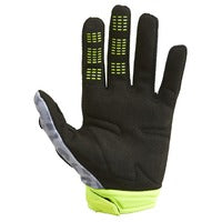 FOX 180 SKEW FLURO YELLOW YOUTH GIRLS GLOVES