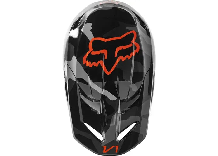 FOX MENS V1 BNKR HELMET GREY CAMO MIPS