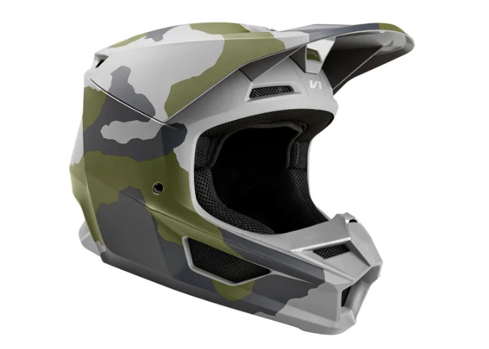 FOX V1 PRZM 2020 JUNIOR CAMO HELMET
