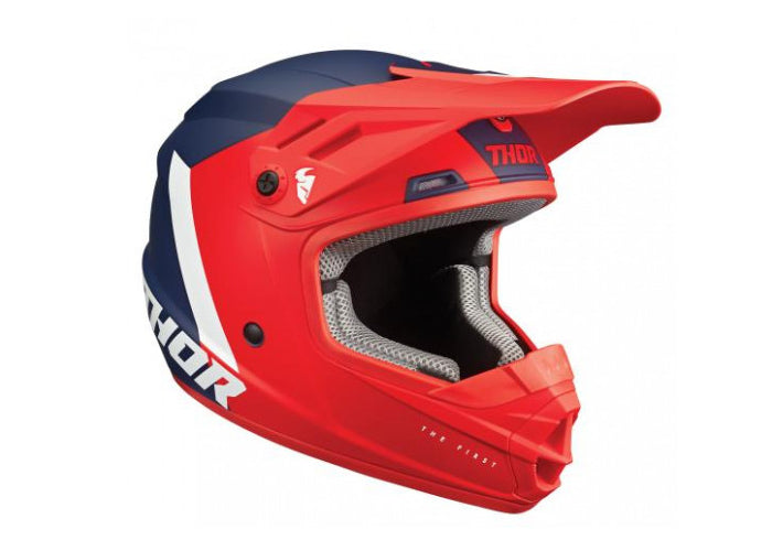 THOR HELMET YTH SECTOR RED/NAVY