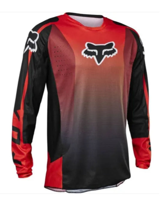 FOX MENS 180 LEED JERSEY FLO RED
