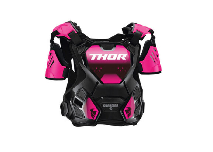 Pink Background Thor Racing THOR GUARDIAN PINK BODY ARMOUR – MNA MOTO SUPPLIES