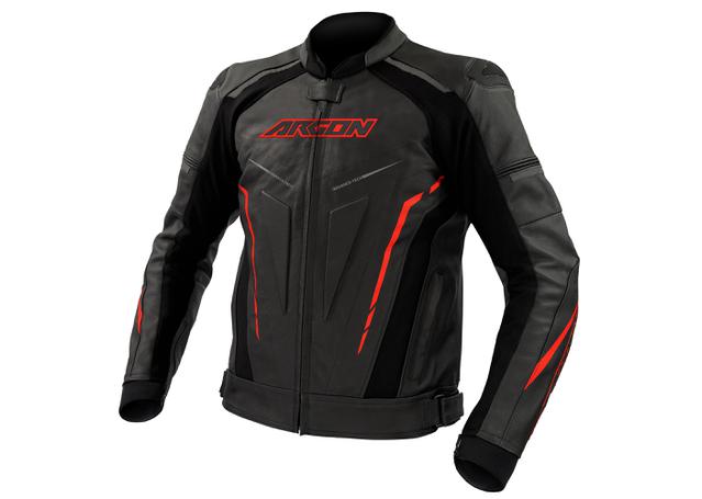 ARGON DESCENT NON PERFORATED JACKET BLACK RED